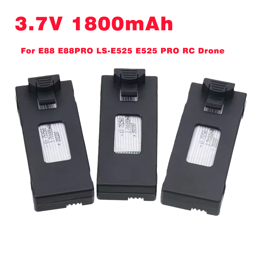 Drone Rc E88 Pro - 3.7V 1800Mah RC ドローンバッテリーアクセサリー E88 E88PRO