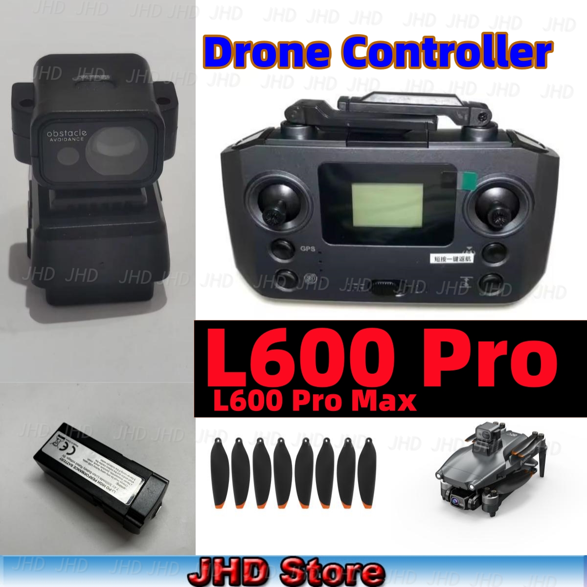 Lyzrc Drone - JHD L600 プロドローン RC クワッドコプターリモコンオリジナルスペアパーツ L600