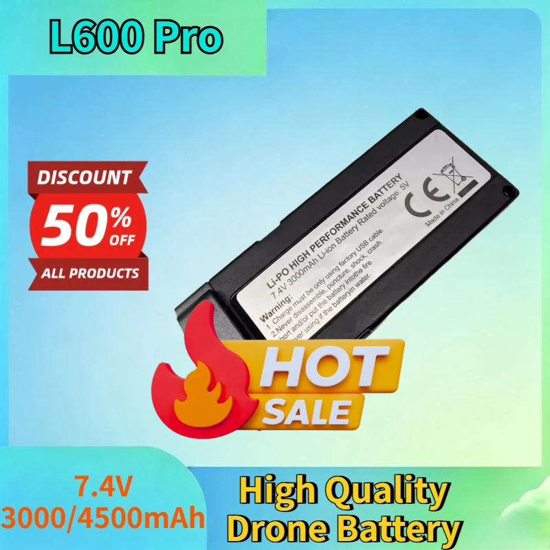 Lyzrc Drone - L600 Pro 7.4V 3000/4500mAh リチウムポリマー充電式バッテリー LYZRC