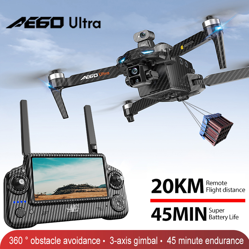 Drone Rc Folding - AE60 GPSドローン プロフェッショナル 8Kカメラ 3軸ジンバル 空撮FPV