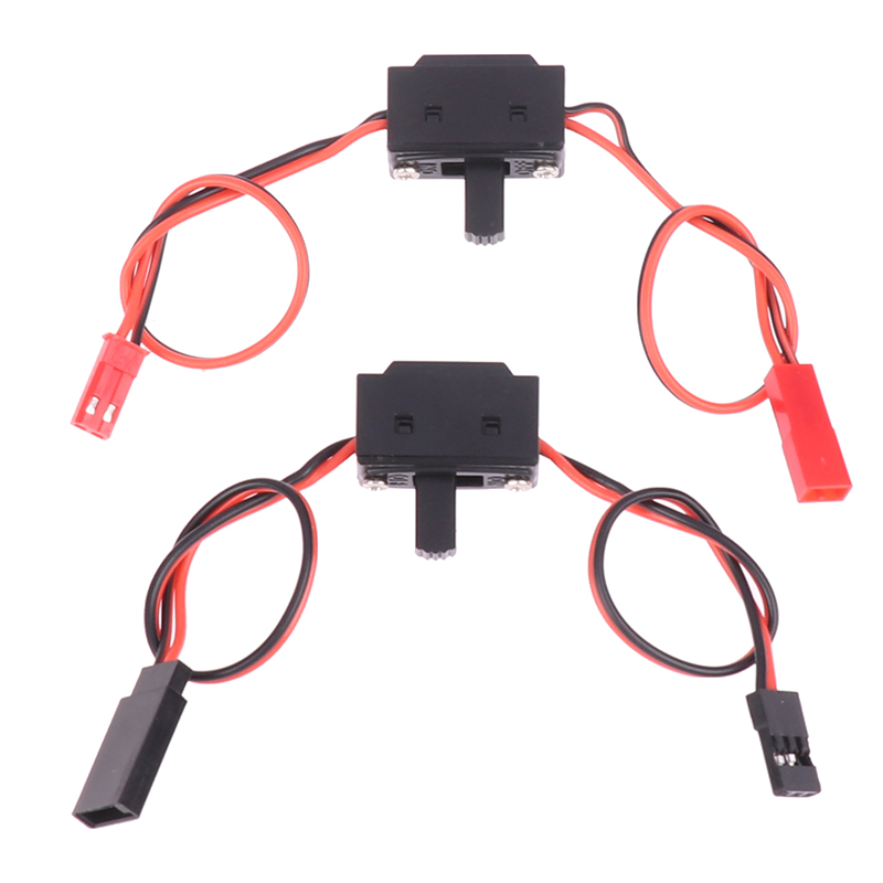 Drone Switch Rc - 2 個受信機電源オン/オフバッテリー RC スイッチ双葉/JR JST コネクタケーブル付き