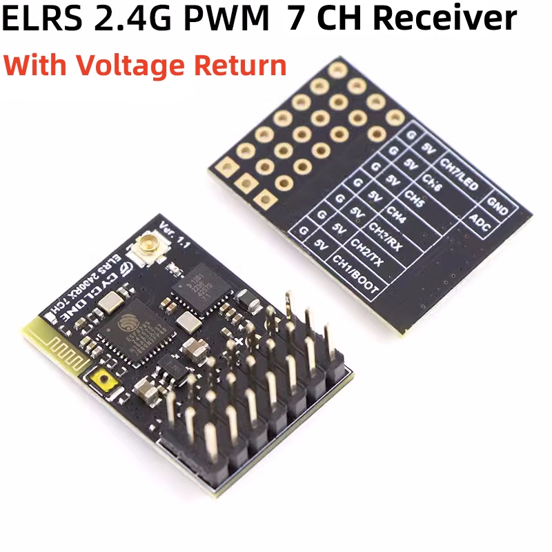 Drone And Car - Rcカー、fpvドローン、クワッドコプター、elrs 2.4g、pwm、7ch、6ch、crsfレシーバー、サイクロンサポート、elrs 3.2プロトコル用の銅パイプアンテナ