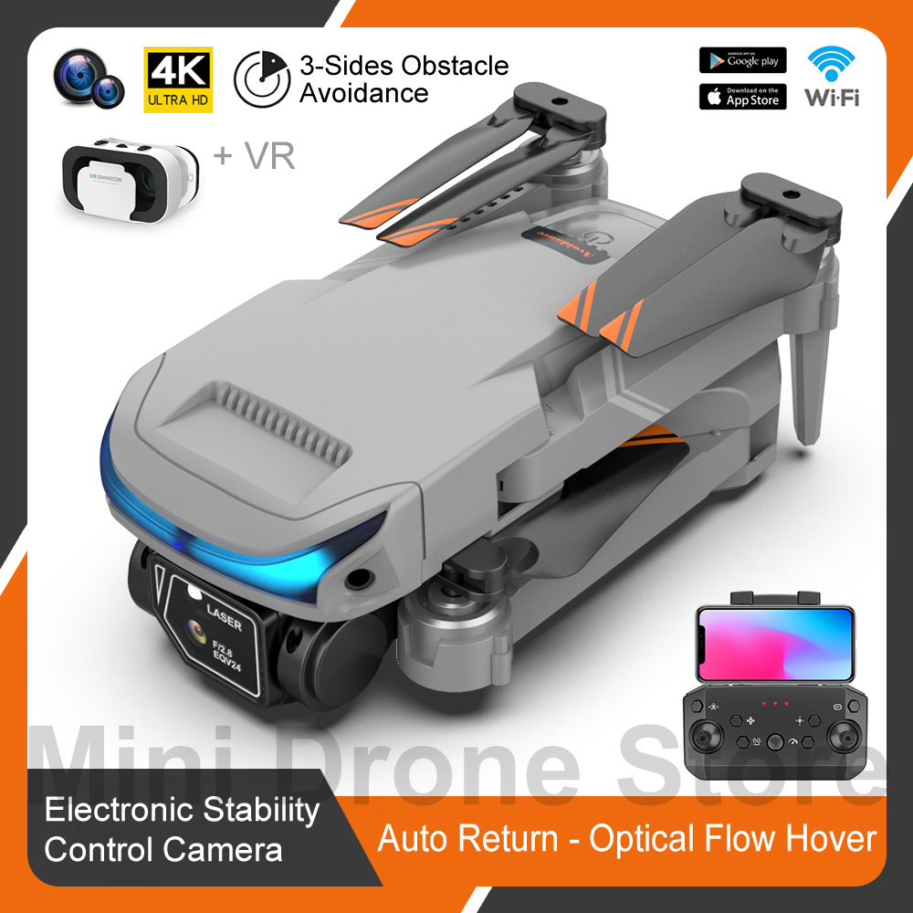 Drone Rc Xt9 - Xt9リモートコントロールドローン,4k hd折りたたみ式クワッドコプター,電気制御カメラ付き,無料返品