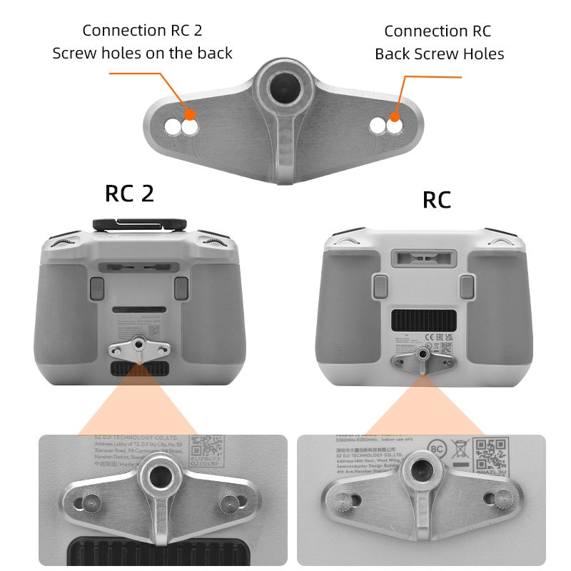 Dji mini用携帯電話ホルダークリップ,リモートコントロ - Drone Dji Rc Mini 3 のレビューと価格