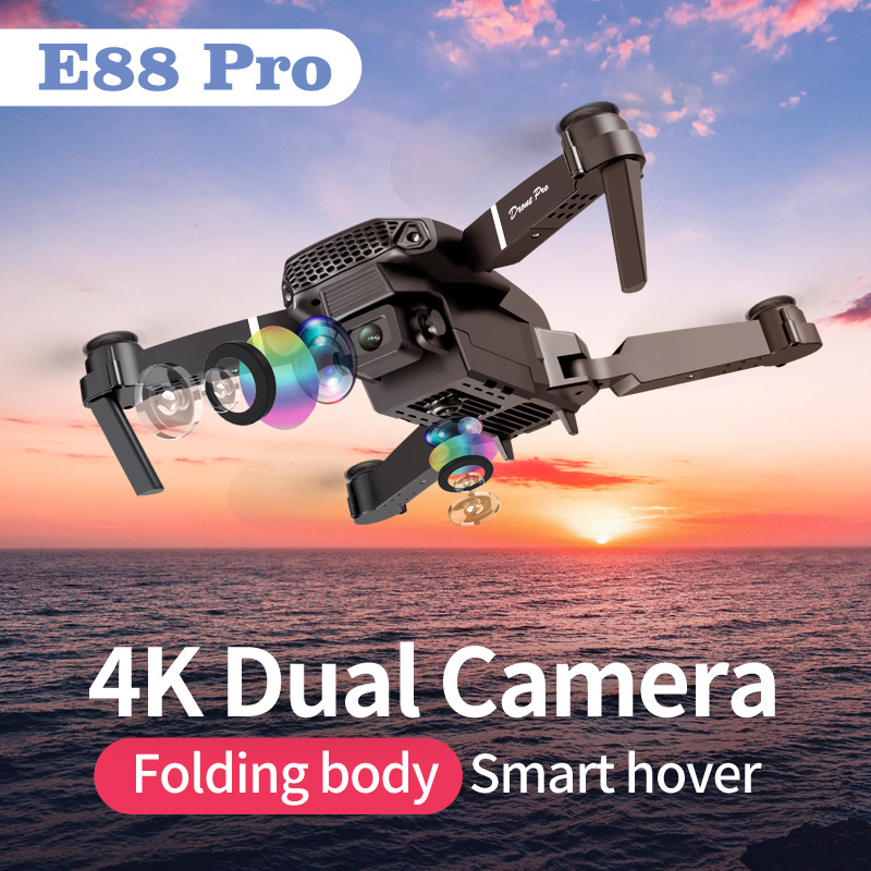E88pro ドローンプロフェッショナル Dron オプティ - Drone Rc E88 Pro のレビューと価格
