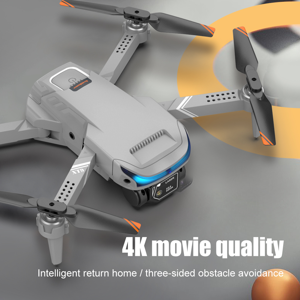 GPS付きプロフェッショナルドローン,デュアルレンズ4K H - Drone Rc Xt9 のレビューと価格