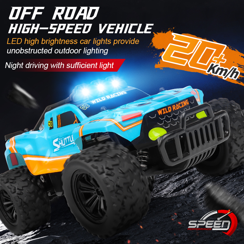 高速2WD合金製RCカー 20KM/H オフロードバギー L - Drone Lidi Rc のレビューと価格