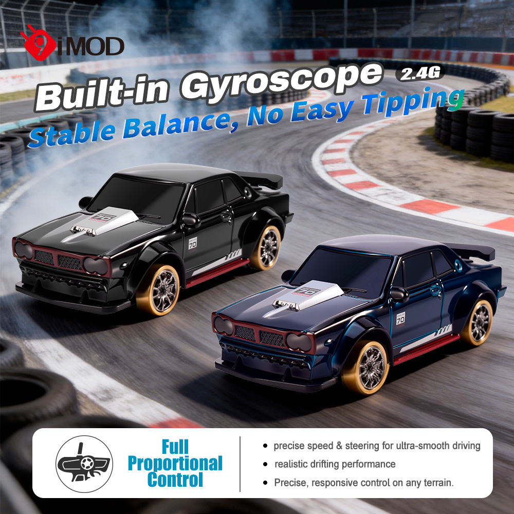 9IMOD 1/64 RCドリフトカー 2.4G 4WD フ - Drone Lidi Rc のレビューと価格