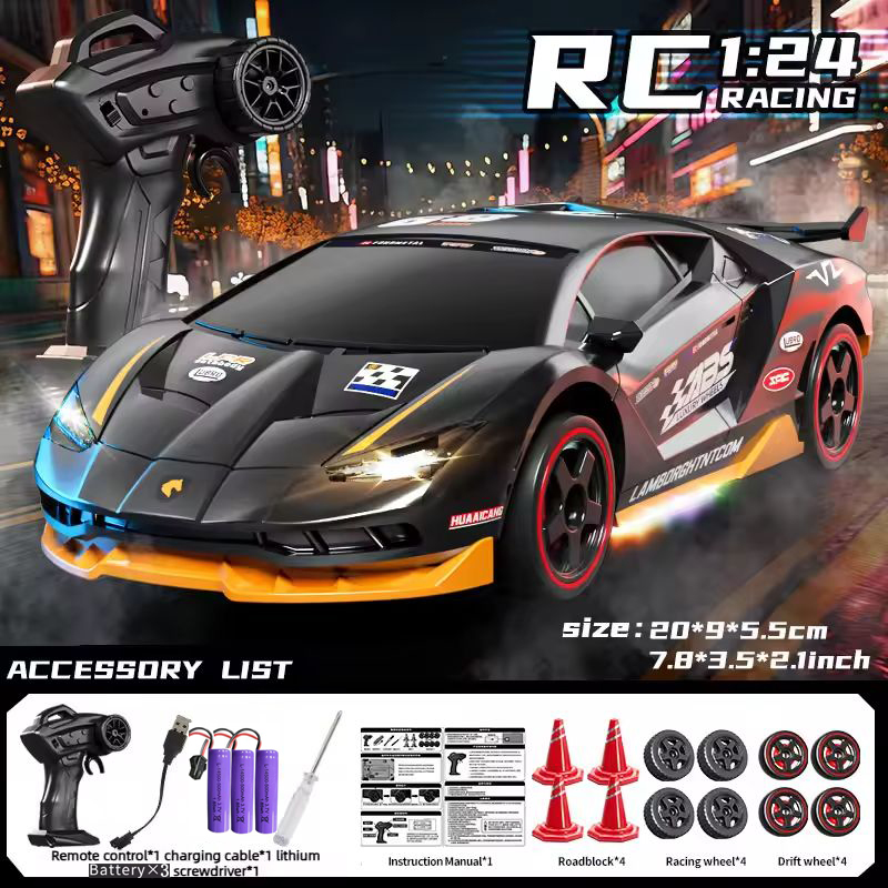 1/24 4WD RCドリフトカー 2.4GHz高速リモコン - Drone Lidi Rc のレビューと価格