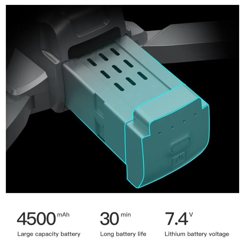 7.4V 4500mAh L600 Pro Max バッテリ - Lyzrc Drone のレビューと価格